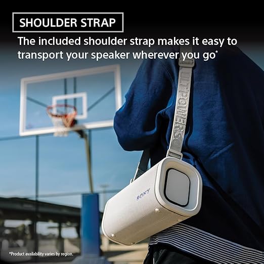 sony new ult field 5 wireless bluetooth speaker, 25hrs playtime, massive bass, shoulder strap, built in power bank, ip67 water & dustproof, quick charge, 360 party light, party connect black sony new ult field 5 wireless bluetooth speaker, 25hrs playtime, massive bass, shoulder strap, built in power bank, ip67 water & dustproof, quick charge, 360 party light, party connect black